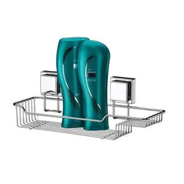 Imagen de ORGANIZADOR DE BAÑO CON VENTOSAS CUADRADA