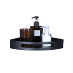 Imagen de Esquinero de baño negro mate acero 304 210*210*45mm