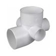 Imagen de Codos PVC 87º30 c/3 acometidas 110X63 UNIT TIGRE
