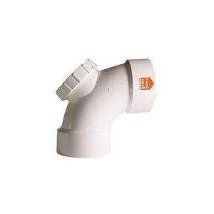Imagen de Codo PVC 87º30 110HH corto SMART HOME c/tapa inspección