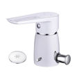 Imagen de Grifería de bidet Monocomando con transferencia Slam blanco cromado