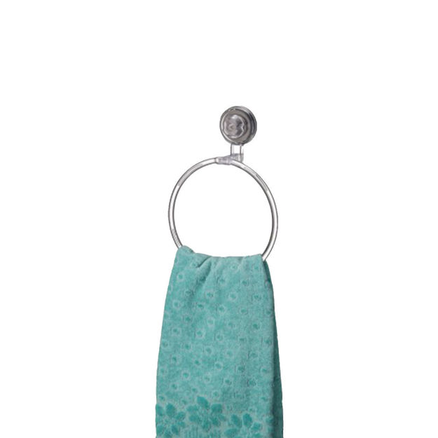 Imagen de TOALLERO ARO CON VENTOSA TRANSPARENTE