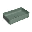 Imagen de Bacha de apoyo rectangular 50x30 cm verde salvia Mate Deca