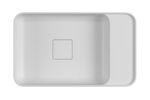 Imagen de Bacha de apoyo Rectangular 50x30 cm c/mesa blanco brillante Deca