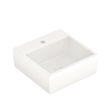 Imagen de Bacha de apoyo cuadrada 41 cm c/mesa blanco Celite