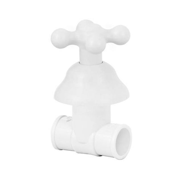 Imagen de Llave de paso con campana Marujá blanco