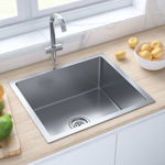Imagen de Pileta Simple Cuadrada Cocina Dream Acero Profunda 50x45x21