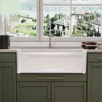 Imagen de Pileta de cocina simple de loza DMC 61X46X25