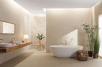Imagen de Porcelanato para piso y pared Quebec Nude 61x61 cm Mate y rectificado
