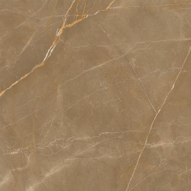 Imagen de Porcelanato para piso y pared Armani Bronze 60x60 cm Pulido brillante y rectificado
