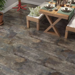 Imagen de Cerámica para piso y pared Pedra Ferro 37x74 cm Satinado