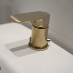 Imagen de Grifería de bidet Monocomando con transferencia Alassio Oro