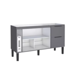 Imagen de Mueble bajo mesada cocina Cisne 150cm gris Cozimax