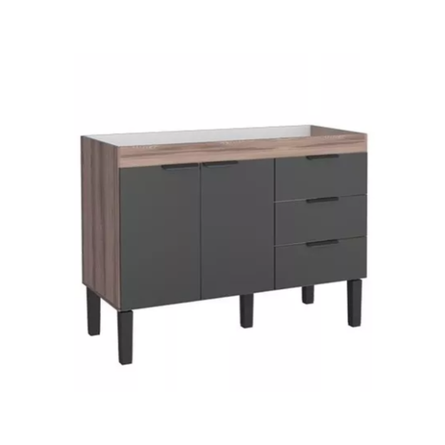 Imagen de Mueble bajo mesada cocina  Flamingo 120 cm negro Cozimax