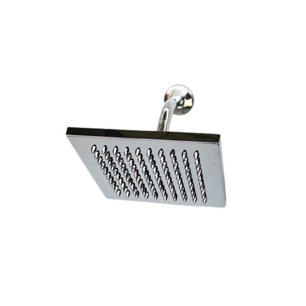 Imagen de Roseta rectangular metal cromado 23x14 cm