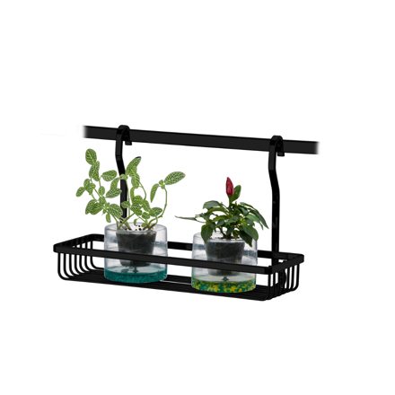 Imagen de REPISA DE COLGAR NEGRO MATE