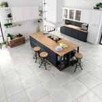 Imagen de Porcelanato para piso y pared Soho Grey 61x61cm Satinado y Rectificado