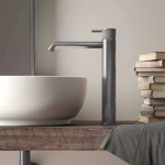 Imagen de Monocomando lavatorio alto FASANO grafito Aqualía