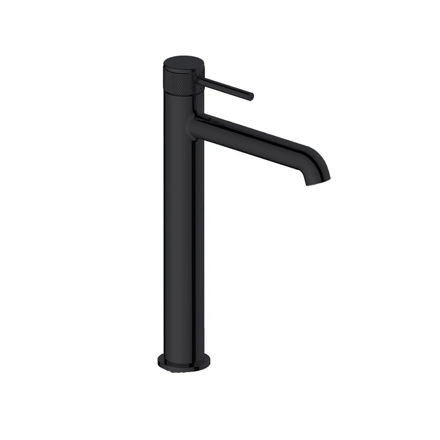 Imagen de Grifería de lavatorio Monocomando alto de mesada Fasano negro