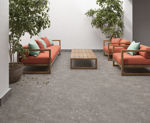 Imagen de Cerámica para piso y pared Acapulco Grey Granilhado 81x81 cm Mate y Rectificado