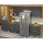 Imagen de Armario Burguesa Gris 70cm 4 puertas 1 cajón