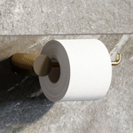 Imagen de Portarrollo SIGNATURE oro cepillado