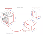 Imagen de Horno de empotrar 60L FOGATTI