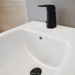 Imagen de Grifería de bidet Monocomando Epuyen negro mate con transferencia