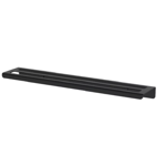 Imagen de TOALLERO DOBLE 50CM NEGRO MATE