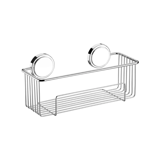 Imagen de ORGANIZADOR DE BAÑO ADHESIVO CROMO