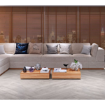 Imagen de Porcelanato para piso y pared Silver Shores TR 20x120 cm Satinado y Rectificado