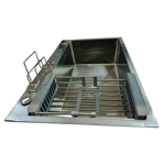 Imagen de Pileta de cocina simple C/guarda objetos 75x45x22cm