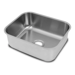 Imagen de Pileta de cocina simple de pegar ac.304 44x39x21