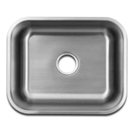 Imagen de Pileta de cocina simple de pegar ac.304 44x39x21