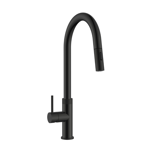 Imagen de Grifería de Cocina Monocomando de mesada Virtus Curvo Extensible Negro Mate