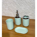 Imagen de Set de baño 4 pz  dispensador-jabonera-porta cepillos-vaso