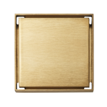 Imagen de Rejilla ciega o para revestir Oro Mate 10x10 DMC