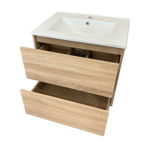 Imagen de Mueble de baño suspendido Oak 60 cm con bacha de loza