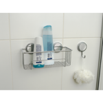 Imagen de ORGANIZADOR DE BAÑO ADHESIVO CROMO