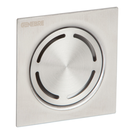 Imagen de Rejilla de piso click clack 10x10 acero inox Genebre