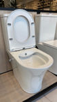 Imagen de Inodoro largo con mochila y bidet Mirage Blanco