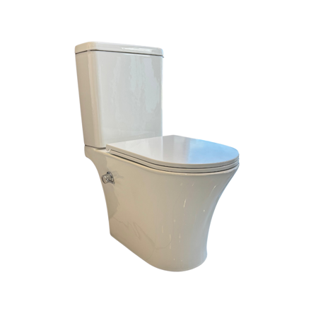 Imagen de Inodoro largo con mochila y bidet Mirage Blanco
