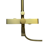 Imagen de Barral de ducha Monocomando Exterior con transferencia Elar Oro mate