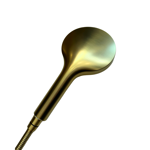 Imagen de Barral de ducha Monocomando Exterior con transferencia Elar Oro mate