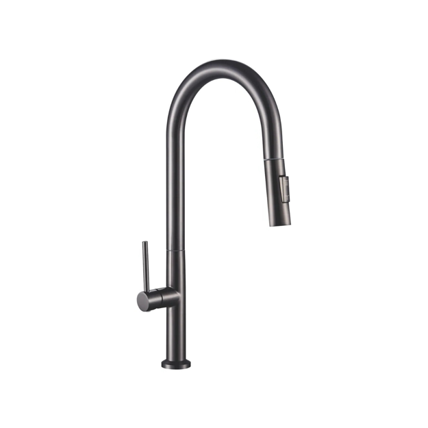 Imagen de Grifería de cocina Monocomando de mesada extensible Zenda Grafito Dmc