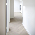 Imagen de Cerámica para piso y pared AT-Wood Taupe 15x60 cm Mate