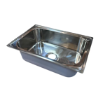Imagen de Pileta de cocina simple acero 73x50x22 cm