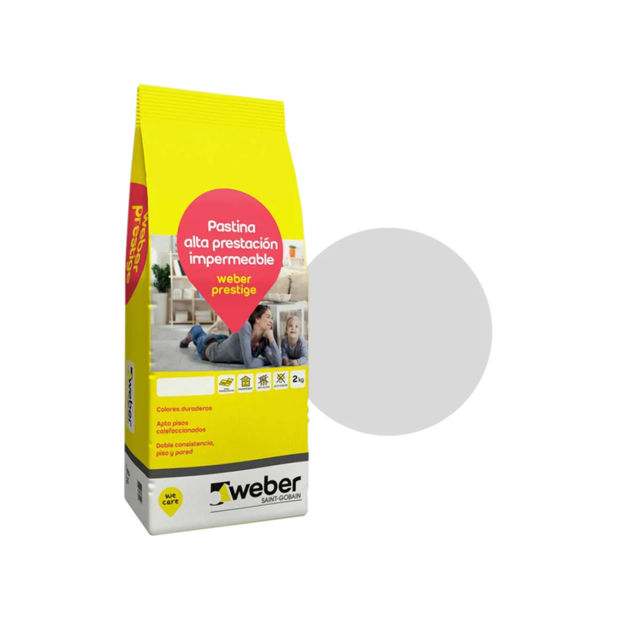 Imagen de Pastina weber prestige juntas 2kg Calacata