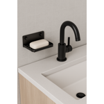 Imagen de JABONERA DE PARED NEGRO MATE