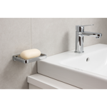 Imagen de JABONERA DE ACERO CROMADO REJA